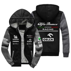 2023 New F1 Racing Set Long Sleeve Sweater Men's Hoodies Sweatshirts Suit Jacket Cycling Long-sleeved for Alpha Team 057j