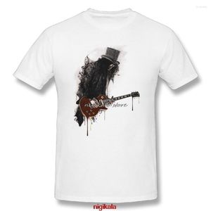 Men's T Shirts Slash Shirt For Men Guitar Rock Ink Style Gun Music Roses Man Nigikala Short Sleeve T-Shirt Selling Tops