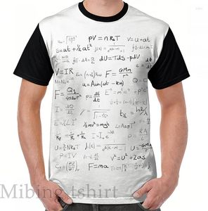 Herr t skjortor roliga tryck män skjorta kvinnor toppar tee fysik-handskriven grafisk t-shirt o-hals kort ärm avslappnad tshirts