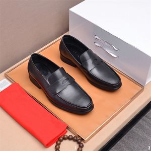 P11/3Model Luxuado Men Dress Sapatos Centlemen British estilo Paty Leather Wedding Shoes Men Flats Couro Oxfords Sapatos formais