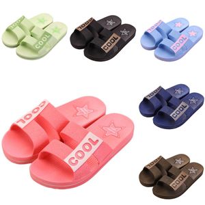 Slippers soft pink green black breathe women men brown shoes Beach Coast bathroom Indoor outdoor antiskid sandal size 36-45