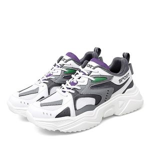 Sıradan Ayakkabı Bahar Yeni Kalın Tabanlar Popüler Spor Baba Ayakkabıları Kadın Moda Çok Çok Nefes Alabilir Tek Ayakkabı Yumuşak Tabelaları Trend 032