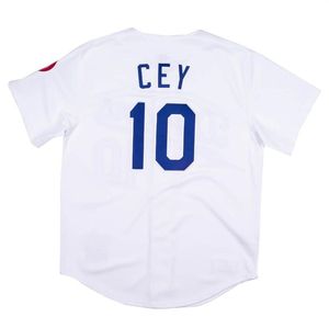 Stitched Baseball Jerseys 10 Ron Cey 1981 Men Women Youth S-4XL Mesh Classics Retro Jersey