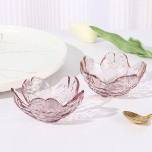 Miski 1PC Flower Glass Dania przyprawy miski sakura sakura