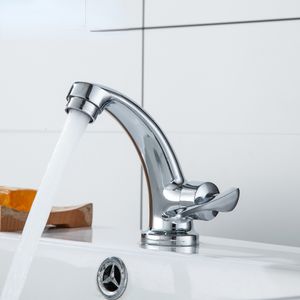 Banyo lavabo muslukları banyo musluk çinko alaşım havza musluk güverte monte lavabo tek soğuk tek sap musluk korozyon direnci musluklar 230311