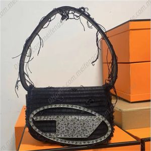 Designer de moda Bolsa 1DR Bolsas de ombro de corpo cruzado com bolsas de cosméticos enfeitadas com cristal bolsas de moda feminina bolsas hobo carteiras bolsas de diamante bolsas