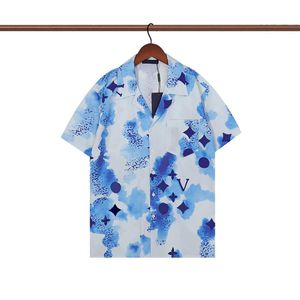 High-Quality Embroidered casual hawaiian shirts for Spring and Autumn - Business Classic Fashion, Long Sleeve, Sizes M-3XL