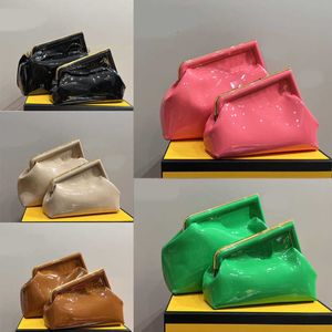 designer bags women clip clutch luxurys handbags crossbody bags Candy Color womens designer bag Patent leather shoulder purses 230301