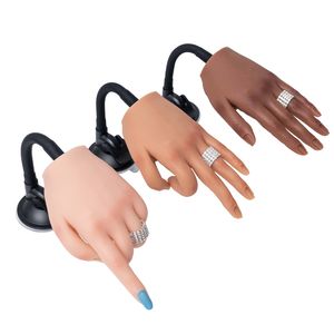 Nail Practice Display Nail Training Practice Hand For Acrylic Nails Silicone Fake Hands To Nail Practice Hand Model Filming Props Veikmv 230310