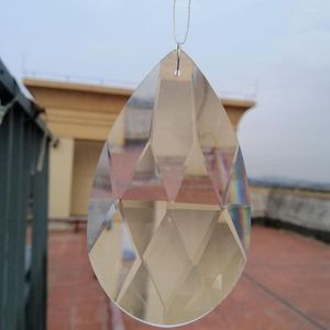 Chandelier Crystal Camal 1PCS 89mm Faceted Tear Drop Glass K9 Pendants SunCatcher Prisms Lighting Part Wedding Decor Accessories