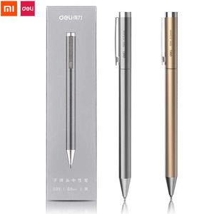 Xiaomi Deli Metal Sign Pen Ballpen SINGILING 0.5mm Gel Premec Smooth Switzerland Refill Black Ink Office School Writing