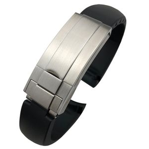 20 مم 21 ملم حلقة سليكون مطاطية من أجل الدور GMT Sub Black Green Blue Strap Stele Stefle Pochle Colorful Watch Tools M254a