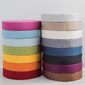 Cushion/Decorative Pillow Thicken Cushions Seat Chair Pad Quality Imitation Cotton Linen Sofa Cushion Round Mat For Bedroom Dining Chairs Stool Butt Pads 230311