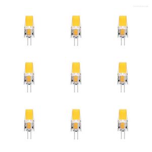 Lampadina a LED Mini G4 dimmerabile AC DC 12V / AC220V SMD COB 6W 9W Lampada in silicone Bianco caldo / Bianco Angolo di luce a 360 gradi