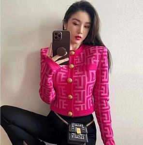 2023 Quality Fashion Designer sweaters Geometric patterns Medusa apes Cardigan Long Sleeve Single Breasted Contrast Color Button Knitted Sweaters 241