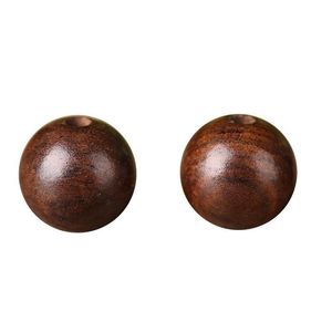 Pärlor 8mm charms naturliga DIY träuppsättning 300 st/mycket kaffebrunt trä för smycken som gör rund hål pärlor droppe dhel2
