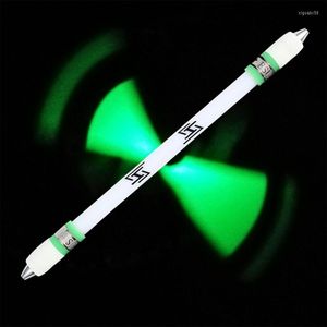 Florescent Light Spinning Rotating Pen Finger Gaming No Refill Anti Slip For Student Kid Comfy To Hold