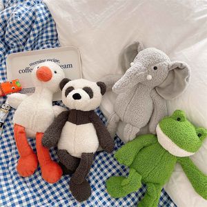 Plüschpuppen, 40 cm, langbeiniger Frosch, Panda, Plüschtier, Elefant, Küken, Puppe, weiches Stofftier, Hase, Plüschtiere, Geschenke für Kinder, Mädchen, hohe Qualität, 230310