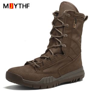 Botas de botas táticas botas militares homens forças especial força deserto botas de combate ao ar livre botas de caminhada sapatos de tornozelo masculino botas de homens vestíveis Sapatos 230311