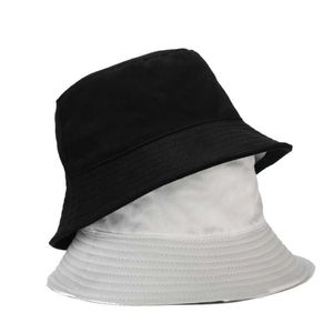 HBP Rozmiar kapeluszy duże szerokie grzbiet 60 cm Dwa boczne odwracalne wiadro dla kobiet Blk White Fisherman Panama Bob Cape Summer Sun Hat Friend Prezent P230311