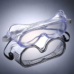 PC Clear Antifog Safety Goggles Eye Chemical Face Antipollution Dammtät och stänkproof Glass Personliga skyddsverktyg