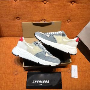 High quality new brand release casual designer golden shoes luxury thick bottom color Italy women sneakers Sequin Classic white men comfortable tennis shoe womens