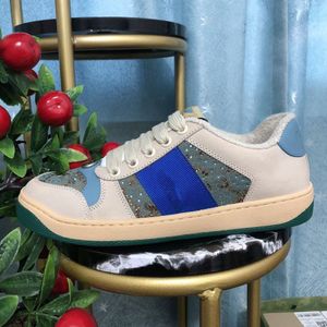 Lovelight Screener sneakers crystal ladies sneaker shoes Webbing Sneakers Designer Stripe Fashion Dirty Leather Lace-up Tennis Shoe Fabric for women asMKJ0002