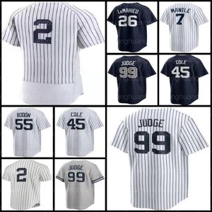 Aaron Juiz Gerrit Cole Camisa de beisebol Anthony Rizzo Gleyber Torres Derek Jeter Yankees DJ LeMahieu Josh Carlos Rodon Juan Soto Stroman