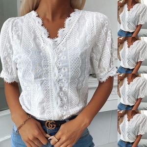 Blusas femininas moda moda em vil de decote em vil de pescoço eleitor