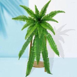 Dekorative Blumen, künstliche Pflanze, simulierter UV-beständiger Kunststoff, grüne Imitation – Farngras-Ornament für den Garten