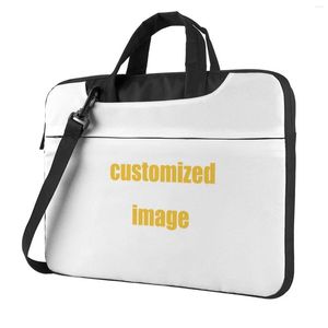 Briefcases NOISYDESIGNS Portable Laptop Bag 13 14 15.6Inch Shoulder Handbag Messenger Case Sleeve For MacBook Pro Air Dropship