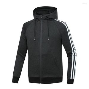 Erkek Hoodies Running Ceket Spor Fitness Uzun Kollu Kapüşonlu Sıkı Salpor Basketbol Açık Hava Eğitim koşu koşu ceketleri kıyafetler 8xl