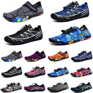 Scarpe d'acqua arancione ciano maro muro sgreging scarpe da spiaggia per le scarpe da spiaggia con sneakers in torrente morbido grigio snorkeling snorkeling wading fitness women sportscher sports