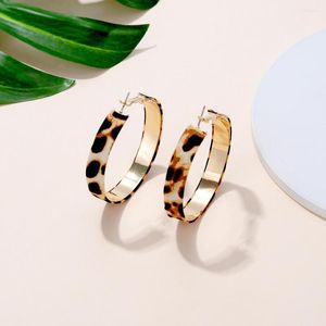 Hoop Earrings Cross-border Classic Leopard Print Metal Light Luxury Temperament Simple And Versatile Wholesale