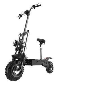 80km/h Dual Motor Eelectric Scooters Adults 60v 5600w Powerful Skateboard 11 Inch Off Road All Terrain Fat Tire Kick Scooter USA