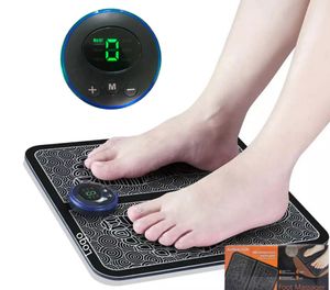 Fotmassager EMS FOT MASSAGER MAT TENS FISATERAPIA Electric Foot Cushion Blood Circulation Acupunctur Pad Foot Health Care Relaxation 230310