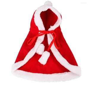 Cat Costumes Cat/Dog Pet Costume Santa Cosplay Funny Transformed Christmas Cape Dress Up Clothes Red Scarf Cap Cloak Po Props Decor