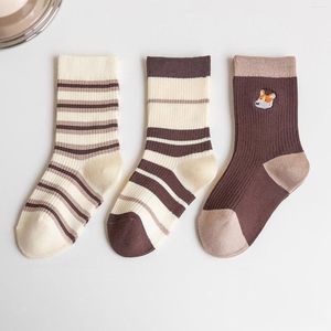 Women Socks Seamless Athletic Girls And Boys Autumn Winter Fashionable Cute Cartoon Coffee For Sports