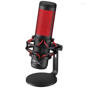 Microphones Hyper X Quadcast S Condenser Microphone Professional For Live Usb Drive Broadcast Computer Game Sound Card Ps5 Mac Pc