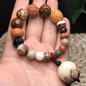 Bracelets 18 children with multi treasure Bodhi original seed Buddha beads bracelet for men and women