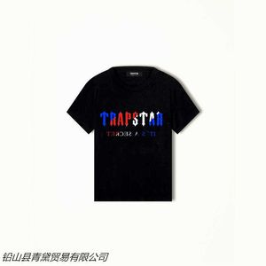 限られた新しいトラップスター標準太い綿ルーズスポーツTシャツメンズとストリートファッションTシャツ