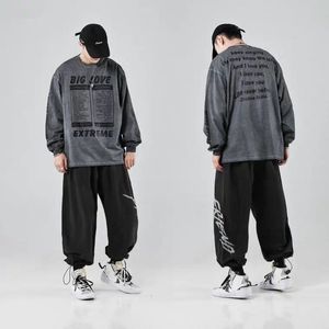 Men's Pants DEEPTOWN Loose Harem Men Black Green Sweatpants Streetwear Hip Hop Trousers Male Vintage Casual Oversize Fashion Spring 230311