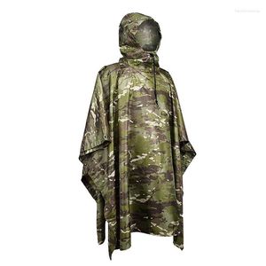 Tents And Shelters Military Impermeable Silent Camo Raincoat Waterproof Rain Coat Men Women Awning The Motorcycle Poncho