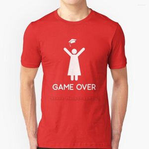 メンズTシャツ卒業ゲームヒップホップTシャツコットンTシャツメンズTシャツ卒業生卒業生