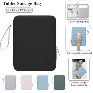 BUBM ipad Bags Tablet Storage Bag Portable PU Soft Tablet Sleeve For iPad 7.9 10.9 12.9 inch For Mouse Pad Wear-resisting Case