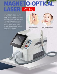 Professionell OPT IPL ELIGHT LASER BEAUTY PUNKTER Hårborttagning Q Switch Freckle Removal Skin Rejuvenation Machine