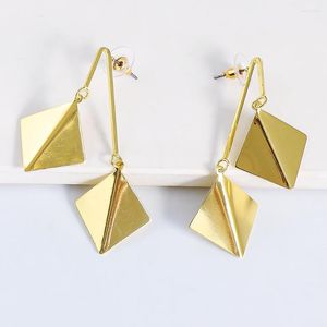 Brincos de bretas dangle Brinco de metal de prata dourado Longa declaração longa punk para mulher 2023 Wedding penduring Ear Ring por atacado presente