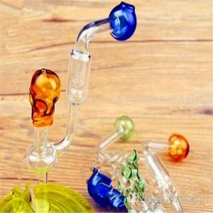 Hookah accessories small pot luck skeleton filter Wholesale Glass bongs Oil Burner Glass Water Pipes Oil Rigs Smoking, Oil.