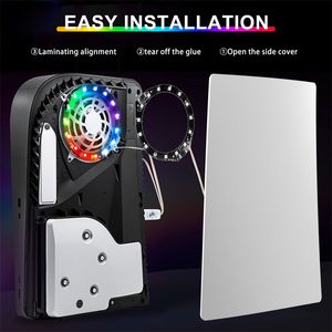 Multifunctional Ps5 Console Decoration Light 7 Colors Dazzle Color Changing Luminescent Atmosphere Lamp DIY Remote Control Gaming Accessories Dropshipping