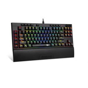 n K588-PRO RGB-Hintergrundbeleuchtung, mechanische Gaming-Tastatur, programmierbare Tasten, Makroaufnahme, optische blaue Schalter für PC-Gamer